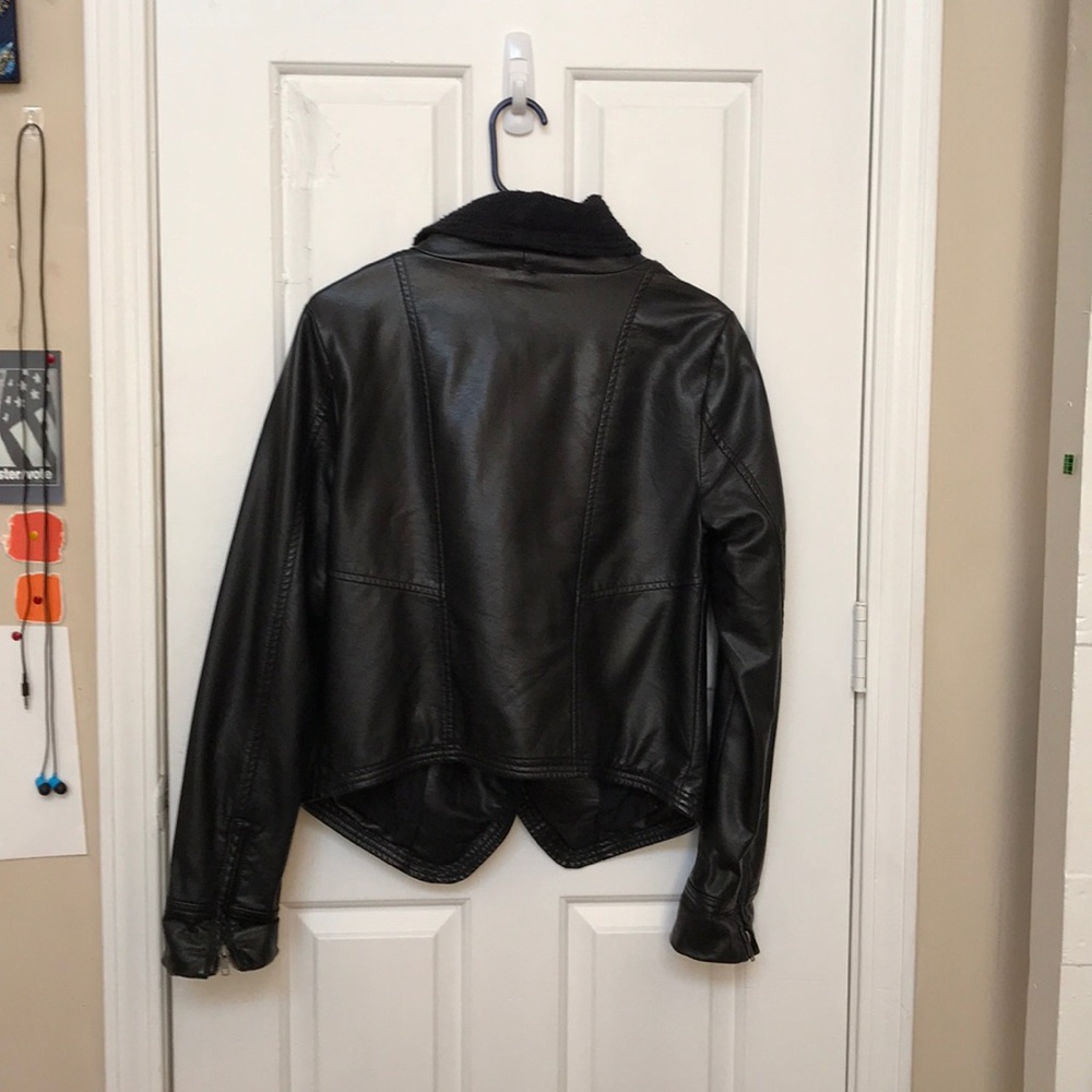 vegan “leather” free people moto jacket! - Picture 3 of 6